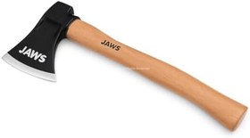 Resim Eltos Jaws Kamp Baltası, 600 Gram, Dökme Çelik Baş, 35 Cm Kayın Sap, Isıl İşlemli, Elektrostatik Toz Boyalı, Normal Tutuş, Odun Kesme, Kamp, Bahçe, Av Kullanımı 