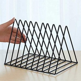 Resim Masa Üstü Metal Büyük Dergilik, Plaklık, 9 ‘lu Izgara Raf WD-43B 
