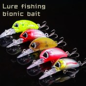 Resim 1 adet 4g Mikro Uzun Dil Minnow - Tam Yüzeyde Yüzen Minnow - Salıncak Çoklu Bölümlü Balıkçılık Tavsiyesi Sert Yem, Bass, Salmon, Tatlı Su ve Tuzlu Su için Uygun 