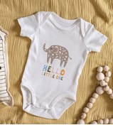 Resim Bitmeyen Kartuş Bk Kids Hello Little One Tasarımlı Bebek Body Zıbın - Model 1 