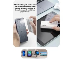 Resim Teknoloji Gelsin Temizleme Kiti 8in1 Sprey Depolu Mikrofiber Yüzeyli Kulaklık Telefon Tablet Klavye Temizleme Seti 