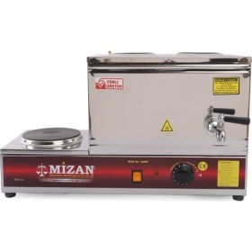 Resim Allians Elektrikli 20L Çay Semaveri, 2 Hazneli, Tek Ocaklı, Demliksiz 