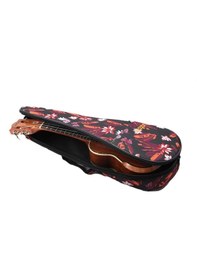 Resim Wagon 03 Serisi Soprano Ukulele Çantası - Siyah Yaprak 