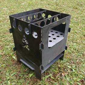 Resim Çınar Extreme XL Ateş Kutusu Çok Yakıtlı Taşınabilir Katlanır Kamp Ocağı 