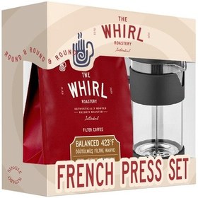 Resim The Whirl Filtre Balanced 423 F Çekilmiş Kahve 250 Gr + French Press Hediyeli Filtre 