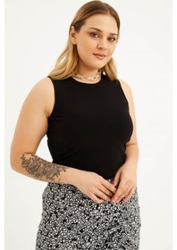 Resim Kolsuz Crop Top (536942049) 