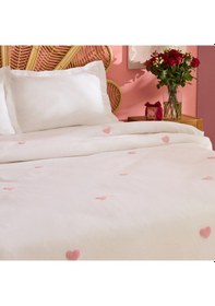 Resim Karaca Home Amour Melody Çift Kişilik Müslin Pike Takımı Beyaz Beyaz 