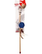 Resim Natura PTC-023 40 CM Tüylü Bambu Top Doğal Kedi Oltası 