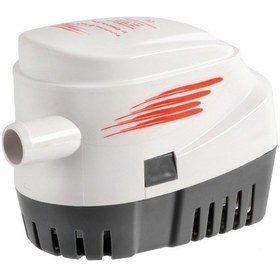 Resim 12v 1100 GPH Kompakt Otomatik Sintine Boşaltma Tahliye Pompası 