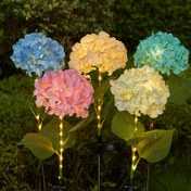 Resim Güneş Enerjili LED Hortensia Bahçe Lambaları - Hava Koşullarına Dayanıklı, Şarj Edilebilir Kumaş Lambalar, Bahçe Dekoru İçin Çoklu Aydınlatma Modları ile, Bahçeler, Parklar ve Verandalar İçin Mükemmel, Bahçe Aydınlatması | Dekoratif Aydınlatma | Aydınlatılmış Çiçekler, Bahçe Aydınlatması için Dış Mekan Lambaları 