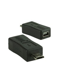 Resim Micro Usb Erkek-Mini Usb Dişi Çevirici Aparat 