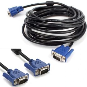 Resim 10 Metre VGA Kablo 10 Metre 15 Pin Erkek Erkek Kablo 