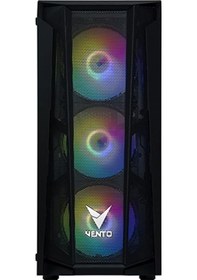 Resim VENTO Vg15fe 4x120mm Rgb Fan Atx Gamıng Kasa Psu Yok 