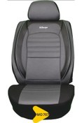 Resim K-Design GOLD JAKAR KOLTUK KILIFI SERİSİ SİYAH KOYU GRİ MO707 