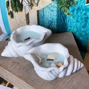 Resim Deniz Kabuğu Planter Silikon Kalıp DIY Okyanus Kabuğu Takı Depolama Kutusu Kireç Kalıp Pot UV Epoksi Reçine Kalıp Ev Dekorasyonu El Sanatları 