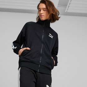 Resim Puma Iconic T7 Erkek Siyah Eşofman Üstü 