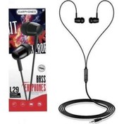 Resim L29 Platoon Bass Earphones Kulaklık Siyah 