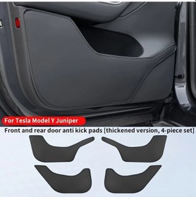 Resim Chuangyinshop Model Y Juniper Kapı Koruma Pedi 4lü Set İç Mekan Aksesuarı 