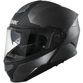Resim SMK Gullwing Blank Anthracıte Çene Açılır Kask 