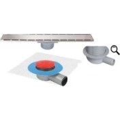 Resim Sukar Yükseklik Ayarlı Duş Kanalı 60 cm ve Yalıtım Kiti 