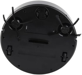 Resim Fit Robot Vacuum Cleaner 3 in 1 Rechargeable Low Noise Intelligent Mop Robot Sweeper for Hair Dust Debris Black 