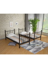 Resim Ejder metal Ranza 90x190 Siyah Ranza (yataksız) 