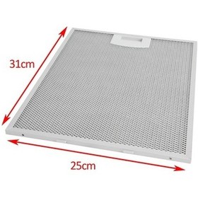 Resim Davlumbaz Tel Filtre 310X250 Mm 