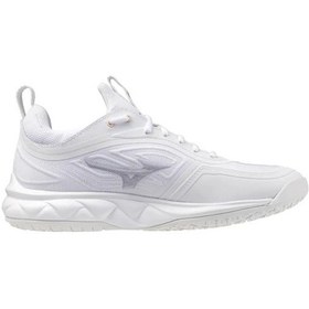 Resim Mizuno Wave Luminous 3 Kadın Voleybol Ayakkabısı Beyaz Çok Renkli 