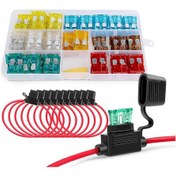 Resim 130 Adet/takım Bıçak Sigortası Awg Sigorta Tutucu No.14 