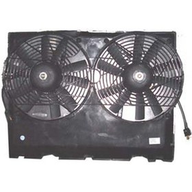 Resim Mercedes E Class- W124- 1993-1995- Klima Fan Davlumbazı Komple Çiftli 10+10 Kanat 