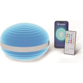 Resim House Pratik Sesli Komutlu Uzaktan Kumandalı Ve App Destekli Gece Lambası Gri 