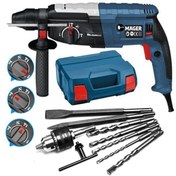 Resim Mager Alman 4200 Watt Elektrikli Hilti Kırıcı Delici 28 Mm Darbeli Matkap Yedek Mandrenli Çantalı 