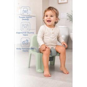 Resim Babyjem Afacan Lazımlık Soft Yeşil Ergonomik Tasarım ve Kolay Temizlik Özellikli 