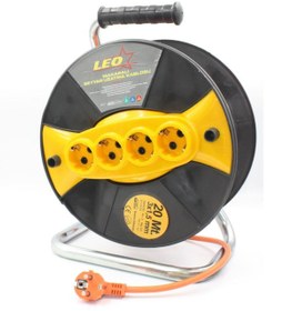 Resim LEO Seyyar Makaralı Uzatma Kablosu 3x1,5mm 20 Metre 