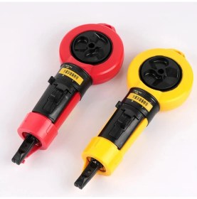 Resim Mingjin Shop 1 Tebeşir Hattı Makarası Tebeşir Hattı Ağaç Işleme Marangoz Markalama Aracı Otomatik Mürekkep 20 M Bobin Tel Kutusu, Ayarlanabilir Hat Sızdırmazlığı (Yurt Dışından) 