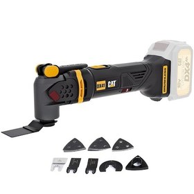 Resim Cat DX41B 18 V Kömürsüz Profesyonel Çok Amaçlı Devir Ayarlı Raspalama + 14 Adet Aksesuar 