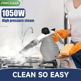Resim PANCERKA 1050W Yüksek Basınçlı Buharlı Temizleyici - 9 Aksesuarla Çok Yüzeyli Doğal Buharlı Temizleyici, Ev Kullanımı İçin Mükemmel, Zeminler, Koltuklar, Derz ve Araba Temizliği İçin Etkili, Güvenli Kilitleme ile Kullanımı Kolay, Zemin Temizliği | Modern Mutfak Temizleyici | Dayanıklı Plastik İnşaat, Buharlı Mop 