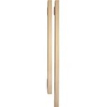 Resim System 9781 Çizgili Çekme/sürgü Kapı Kolu Pirinç Saten Rengi 24 cm (Iki Delik Arası Mesafe) 