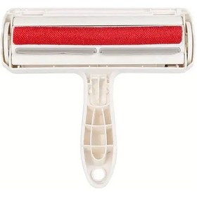 Resim Maxaccess Yeniden Kullanılabilir Beyaz Taşınabilir Tüy Toplama Rulosu - Mobilya Ve Kıyafetlerdeki Kedi Köpek Tüylerini Anında Temizler 