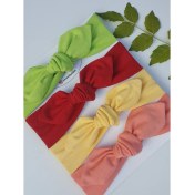 Resim Swan Butik Kız Çocuk Bebek Bandana Toka Seti 4'lü 