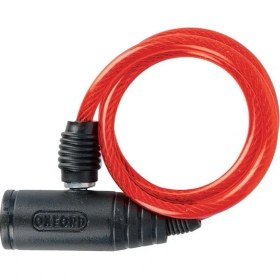 Resim Oxford Bumper Kablo Kilit Kırmızı 6mm x 600MM 