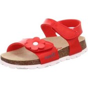 Resim Superfit 6-00118 Kız Çocuk Kırmızı Mantar Sandalet Kırmızı 