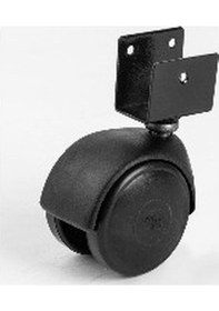 Resim Gürçay Mobilya Tekeri Plastik H64Mm 18Mm'E Geçme 4 Adet 