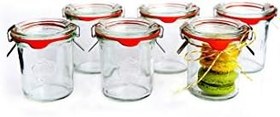 Resim Weck 140 ml Mold Uzun Kavanoz Set (6 Adet) 761 