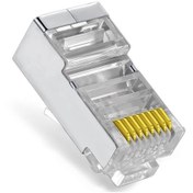 Resim Genel Markalar Nm026 20li Metal Rj45 8p8c Cat6 Utp Rj45 3u Konnektör / 