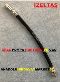 Resim İzeltaş Gres Pompa Hortumu Gres Pompa Ucu 30 CM Her Markaya Olur 