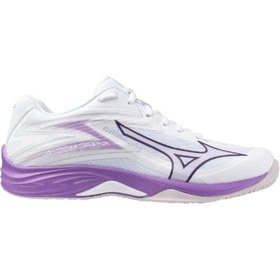 Resim MIZUNO Lightning Star Z7 Jr Unisex Voleybol Ayakkabısı Beyaz / Lila 