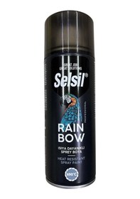 Resim Mey İthalat Selsil Rainbow Akrilik Sprey Boya 690 Derece Isıya Dayanıklı Siyah 