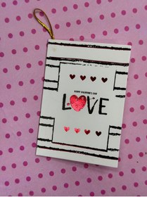 Resim demontecraft Hediye kartı not karti 6.5x9.5 ölçü 1 adet 