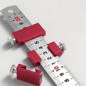 Resim 26Mm Alüminyum Alaşımlı İşaretleme Aracı, Konum Bloğu, Paslanmaz Çelik Cetvel, El Sanatçıları ve Tasarımcılar İçin Uygun, Bir Kullanışlı Aracı 
